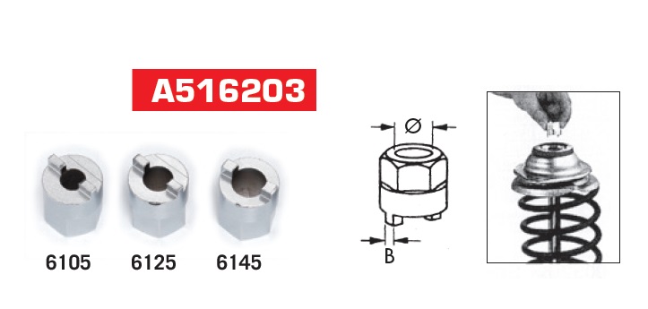 A516203 Drive Nut Set (3 Pcs)